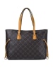 Puccini Shopper in Dunkelbraun - (B)43 x (H)30 x (T)12 cm