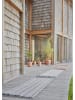 OYOY living design Indoor-/outdoortapijt "Lina" grijs/roodbruin - (L)220 x (B)62 cm