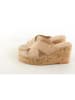 Poti Pati Sleehakslippers beige