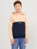 JACK & JONES Junior Hoodie "Ryder" oranje/donkerblauw