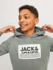 JACK & JONES Junior Hoodie "Logan" kaki