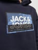 JACK & JONES Junior Hoodie "Logan" in Dunkelblau