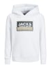 JACK & JONES Junior Hoodie "Logan" wit