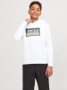 JACK & JONES Junior Hoodie "Logan" wit