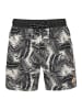 Barts Badeshorts "Darwin" in Schwarz/ Weiß