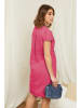 Rodier Lin Leinen-Kleid in Pink