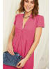 Rodier Lin Leinen-Kleid in Pink