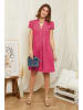 Rodier Lin Leinen-Kleid in Pink