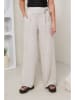 Rodier Lin Leinen-Marlenehose in Creme