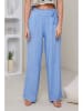 Rodier Lin Leinen-Marlenehose in Hellblau