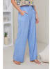 Rodier Lin Leinen-Marlenehose in Hellblau
