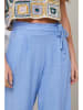 Rodier Lin Leinen-Marlenehose in Hellblau