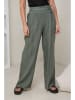Rodier Lin Leinen-Marlenehose in Khaki
