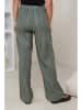 Rodier Lin Leinen-Marlenehose in Khaki