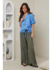 Rodier Lin Leinen-Bluse in Blau