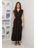 Rodier Lin Leinen-Kleid in Schwarz