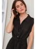 Rodier Lin Leinen-Kleid in Schwarz