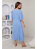Le Monde du Lin Leinen-Kleid in Hellblau