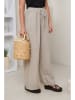 Rodier Lin Leinen-Marlenehose in Beige