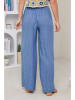 Rodier Lin Leinen-Marlenehose in Blau