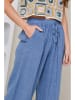 Rodier Lin Leinen-Marlenehose in Blau