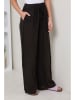 Rodier Lin Leinen-Marlenehose in Schwarz