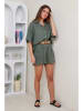 Rodier Lin Leinen-Bluse in Khaki