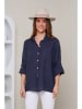 Rodier Lin Linnen blouse donkerblauw