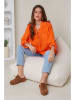 Rodier Lin Linnen blouse oranje