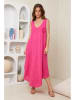 Rodier Lin Leinen-Kleid in Pink
