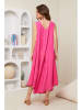 Rodier Lin Leinen-Kleid in Pink