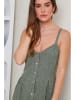 Rodier Lin Leinen-Kleid in Khaki