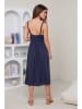Rodier Lin Leinen-Kleid in Dunkelblau