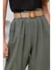 Rodier Lin Leinen-Marlenehose in Khaki