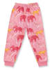 Sense Organics Piżama "Long John Retro" w kolorze różowym