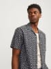 Jack & Jones Hemd "Luke" in Dunkelblau/ Weiß