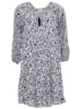 Zwillingsherz Jurk "Luna" wit/donkerblauw