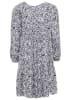 Zwillingsherz Jurk "Luna" wit/donkerblauw