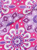 Zwillingsherz Dreieckstuch "Blumen Mandala" in Lila/ Pink - (L)200 x (B)100 cm