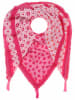 Zwillingsherz Vierkant sjaal "Minika" roze - (L)130 x (B)130 cm