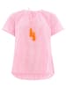 Zwillingsherz Bluse "Neon Streifen" in Rosa