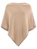 Zwillingsherz Poncho in Beige