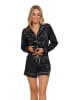 Doctor Nap Pyjama-Shorts in Schwarz