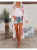 LA Angels Kimono w kolorze kremowo-fioletowym