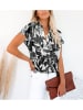 LA Angels Blouse zwart/crème