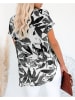 LA Angels Bluse in Schwarz/ Creme