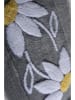 Colourful Cotton Dywaniki łazienkowe (2 szt.) "Daisy" w kolorze jasnoszaro-biało-żółtym