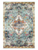 Colourful Cotton 2er-Set: Badvorleger in Orange/ Hellblau