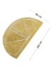 Colourful Cotton Badmat "Limon" geel