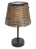 näve Solar-Tischleuchte "Rada" in Braun - (H)31 x Ø 19 cm